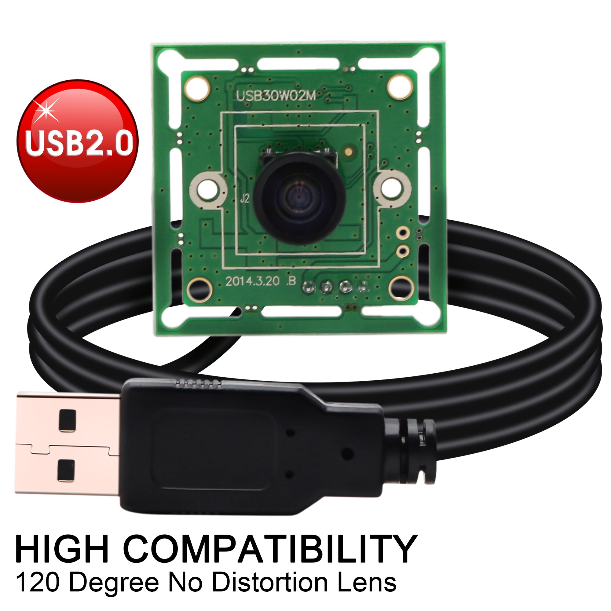 ELP 640*480 VGA USB2.0 OmniVision OV7725 ÷ CMOS..